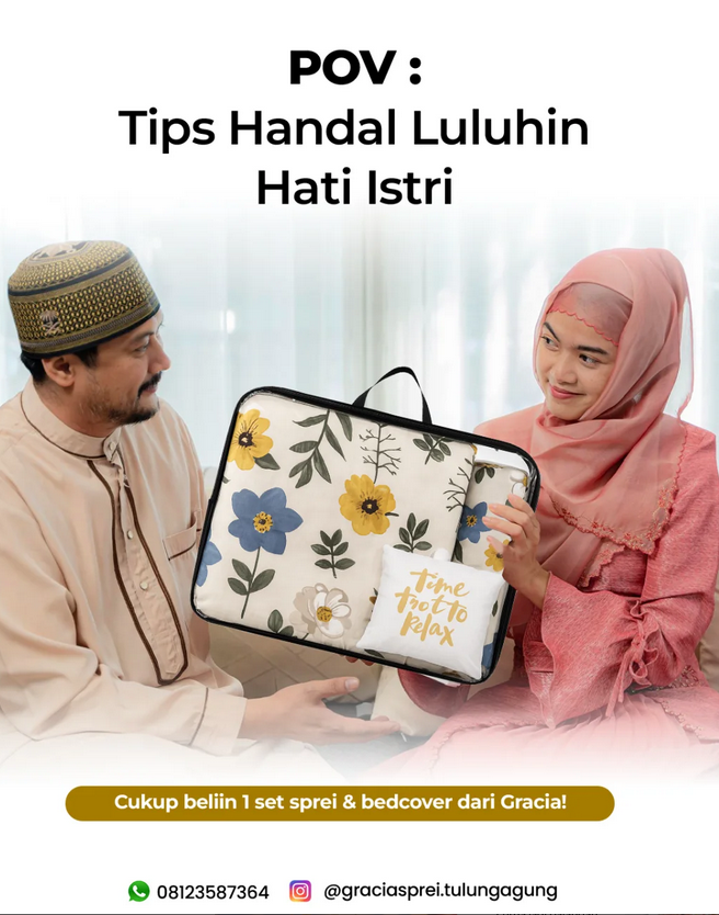 <p>Nggak perlu ribet, cukup beliin 1 set sprei &am